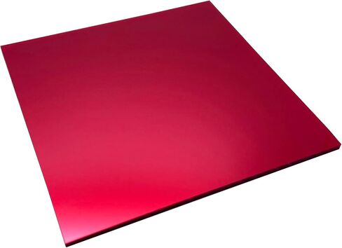 Acrylic Pearlescent Metallic Sheets, 1/8" Thickness, 16"x12", Ideal for GlowForge & Any Types of Laser/Engraving, Perfect Material for Jewelry, Crafting & DIY Projects (Burgundy) in Kuwait