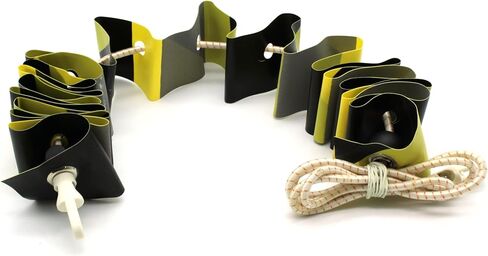 TEMO 2-4m Z-Barrier, High-Visibility Portable Barrier Multi-Use Barricade, Easy Set Up in Kuwait