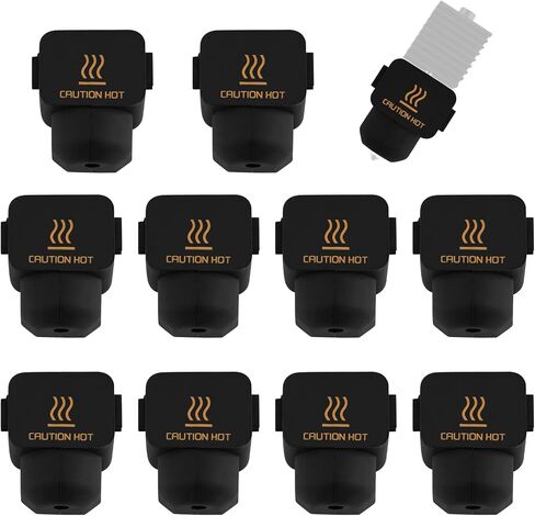Silicone Sock for Bambu Lab X1,X1C,P1P,P1S,X1 Carbon Extruder Hotend, Heater Block Protective Silicone Cover, 300℃ Resistance,Non-Stick,3D Printer Nozzle Sleeve Print Head Nozzle Boot 10pcs in Kuwait