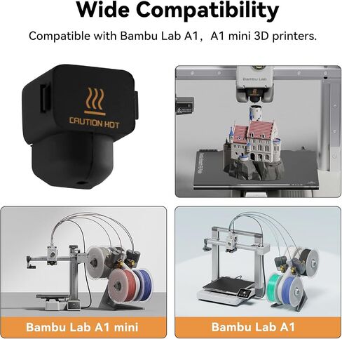 Silicone Sock for Bambu Lab X1,X1C,P1P,P1S,X1 Carbon Extruder Hotend, Heater Block Protective Silicone Cover, 300℃ Resistance,Non-Stick,3D Printer Nozzle Sleeve Print Head Nozzle Boot 10pcs in Kuwait