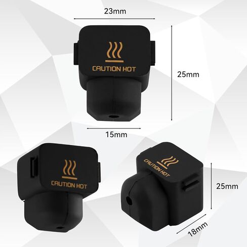 Silicone Sock for Bambu Lab X1,X1C,P1P,P1S,X1 Carbon Extruder Hotend, Heater Block Protective Silicone Cover, 300℃ Resistance,Non-Stick,3D Printer Nozzle Sleeve Print Head Nozzle Boot 10pcs in Kuwait