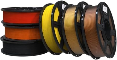 MakerBot 900-0148A Sketch PLA 1.75mm Rainbow Filament for 3D Printing Enthusiasts and Educators (10-Pack) in Kuwait