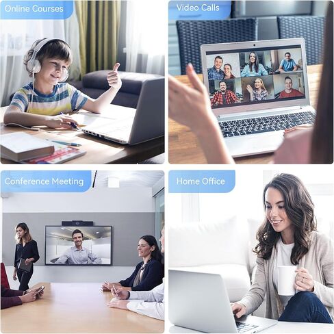 مكبر صوت مؤتمر Tenveo مع ميكروفون، بلوتوث/لاسلكي/USB متعدد الاتجاهات مكبر صوت بخاصية إلغاء الضوضاء، مكالمة جماعية 360 درجة تعمل مع فرق Skype Zoom لاجتماع عبر الإنترنت من 10 إلى 12 شخصًا in Kuwait