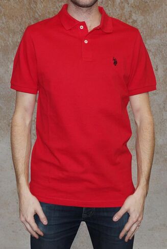 U.S. Polo Assn. Men's Solid Cotton Pique Polo with Small Pony Sunrise Heather 2XL One Size in Saudi Arabia