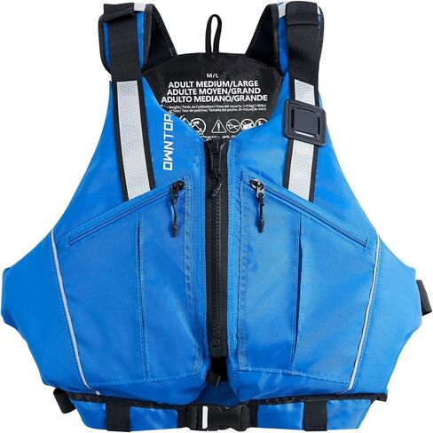 Owntop Swim Vest for Adults | Unrestricted Arm Movement | Extra-Large Pockets | Super-Thin | Kayak, Boating, Fishing in Kuwait