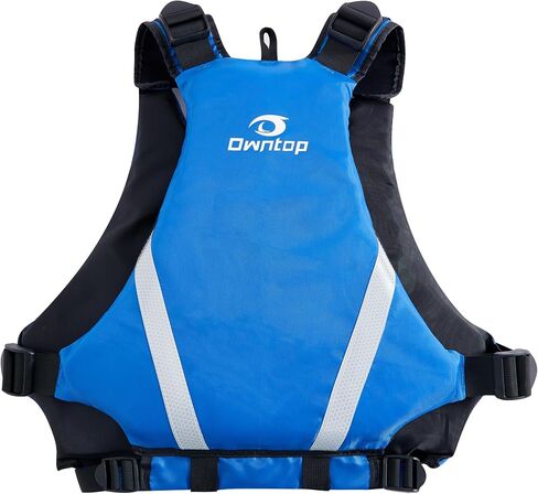 Owntop Swim Vest for Adults | Unrestricted Arm Movement | Extra-Large Pockets | Super-Thin | Kayak, Boating, Fishing in Kuwait