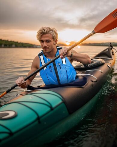 Owntop Swim Vest for Adults | Unrestricted Arm Movement | Extra-Large Pockets | Super-Thin | Kayak, Boating, Fishing in Kuwait
