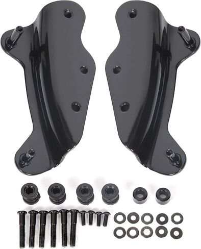 ECOTRIC 4 Point Docking Hardware Kit Compatible with 2014-2023 Harley Davidson Touring Street Glide Electra Road Black Replacement for 52300354 in Saudi Arabia