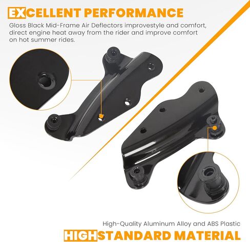 ECOTRIC 4 Point Docking Hardware Kit Compatible with 2014-2023 Harley Davidson Touring Street Glide Electra Road Black Replacement for 52300354 in Saudi Arabia