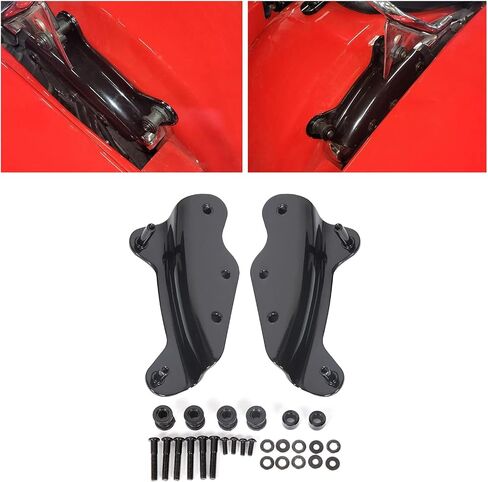 ECOTRIC 4 Point Docking Hardware Kit Compatible with 2014-2023 Harley Davidson Touring Street Glide Electra Road Black Replacement for 52300354 in Saudi Arabia