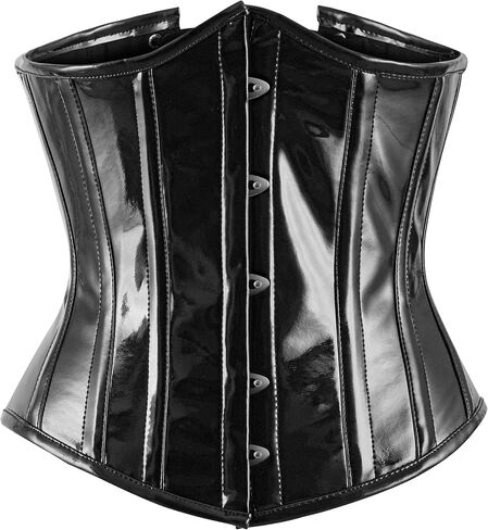 Bidmoor Steel Boned Underbust Corset Heavy Duty Waist Trainer Hourglass Body Shaper in Kuwait