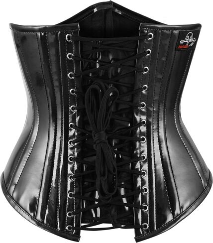 Bidmoor Steel Boned Underbust Corset Heavy Duty Waist Trainer Hourglass Body Shaper in Kuwait