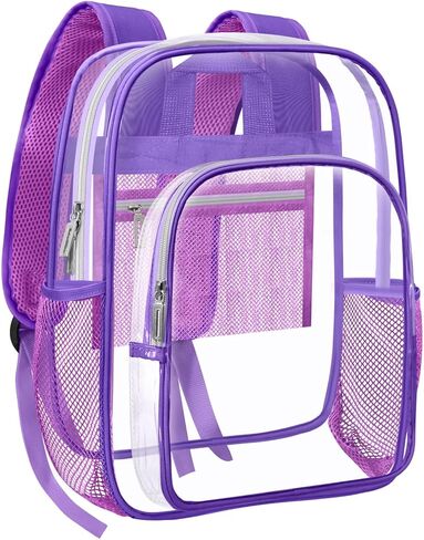 HEEYA Clear Backpack Heavy Duty Transparent Backpack for Security, Sports, Work, Travel, Stadium in Kuwait