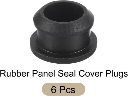 سدادات ثقب القفل المطاطية، غطاء عازل من السيليكون المثقوب، [لمطاط المطبخ، سدادات إغلاق مقاومة للماء] - 21 مم/0.8 بوصة/رمادي/6 قطع in Kuwait