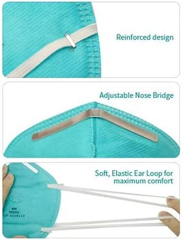 100 حزمة أطفال أقنعة يمكن التخلص منها باللون الأزرق للأطفال الأولاد الفتيات الذين تتراوح أعمارهم بين 4-12 عامًا ، ومقاومة منخفضة للتنفس ، المستوى 2 ، النسيج الممتاز المكون من 3 طبقات (35 ٪ من الذوبان و 65 ٪ غير منسوجة). in Kuwait
