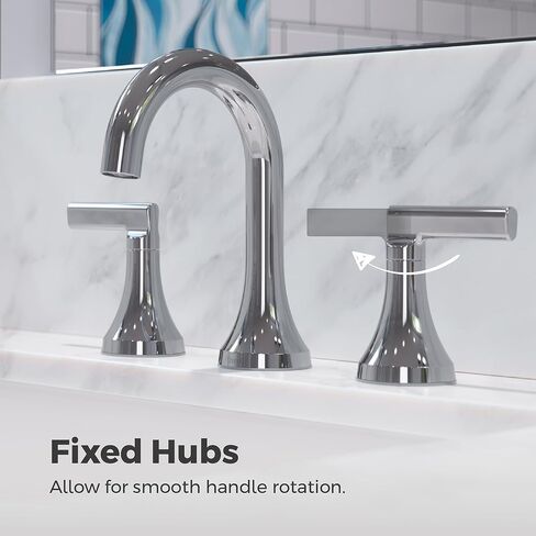 Pfister Vedra Bathroom Sink Faucet, 8-Inch Widespread, 2-Handle, 3-Hole, Spot Defense Brushed Nickel Finish, LF049VEDGS in Kuwait