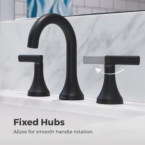 Pfister Vedra Bathroom Sink Faucet, 8-Inch Widespread, 2-Handle, 3-Hole, Spot Defense Brushed Nickel Finish, LF049VEDGS in Kuwait