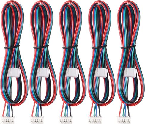 Alinan 5pcs 2M محرك كابلات XH2.54 مزدوج الطرف الأبيض السهول كابل محرك 4Pin-6pin لكابل محرك السهول ثلاثية الأبعاد in Kuwait
