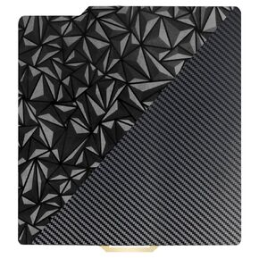 Comgrow 3D Printer PEI Sheet 258*258mm, Double Sided Textured PEI Build Plate for Bambu Lab X1C / X1 / X1E / P1P / P1S / A1, PEI Spring Steel Build Plate Flexible Print Bed Removable Surface Platform