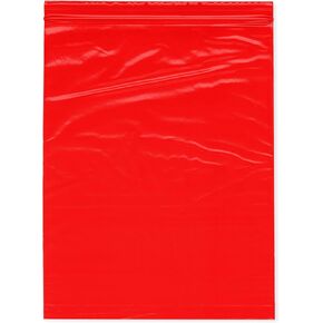 Plymor 8 "× 10" (حزمة 100) ، والأكياس البلاستيكية ذات السوستة الحمراء 2 مل.