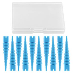 10pcs مرساة خشبية ، مجموعة إصلاح ثقب المسمار المُجرى للخشب ، الباب ، فتحات المسمار من تجريدها إلى ثواني ، وتثبيت ثقوب برغي مجردة ، مناسبة مع أحجام البراغي الخشبية #2- #16 (اللون: أحمر)