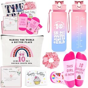 Gifts for 10 Year Old Girl, 10 Year Old Girl Birthday Gifts, 10 Year Old Girl Gifts Ideas for Her, Daughter, Sister, Niece, Granddaughter, Popular Double Digits Birthday Gifts for Teen Girls