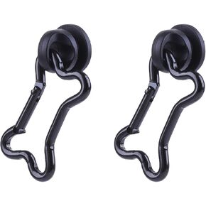 2Pcs Bone Key Chain Hooks Charm Accessories for Bogg Bags and Simply Southern Tote,1.97Inches/5cm Spring Keychain Clip with Insert Buckle for Rubber Beach Tote and Bag(White)