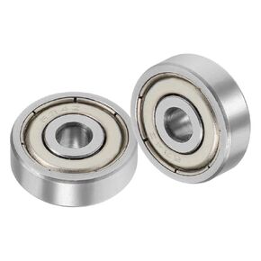 5pcs 698zz محمل كرة أخدود عميق-[8x19x6mm] محمل محمي مزدوج للمعدات الصناعية والمحركات والآلات والفولاذ المقاوم للصدأ