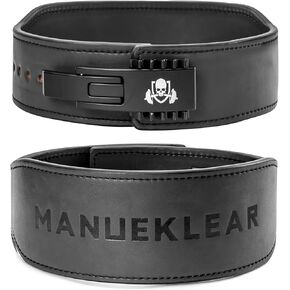 Manueklear 10mm مدبب حزام رافعة رفع الأثقال ، حزام رافعة القفل السريع للرجال والنساء ، حزام رفع وزن الرافعة الثقيلة للقرفصاء Deadlifts رفع الأثقال