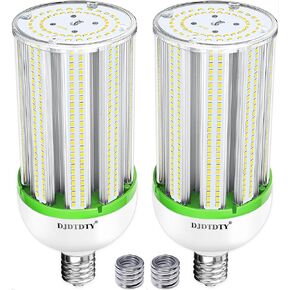 لمبة ضوء Amazon High Brightness LED ， 100W مصباح ضوء الذرة LED ، E26 E39 LED LED مصباح الذرة ، 15000 LUMEN 5000K ضوء النهار 100V ~ 277 فولت مصباح كوب الذرة للذوق