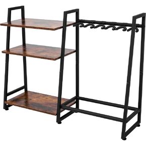 Multi-Guitar و AMP Stand ، رف الجيتار لمدة 4 إلى 6 القيثارات