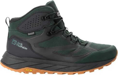 Jack Wolfskin Men's Terraventure Texapore Mid M Hiking Shoe, Black Olive, 11.5 in Saudi Arabia
