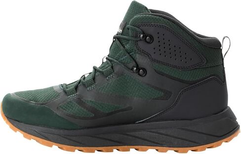 Jack Wolfskin Men's Terraventure Texapore Mid M Hiking Shoe, Black Olive, 11.5 in Saudi Arabia