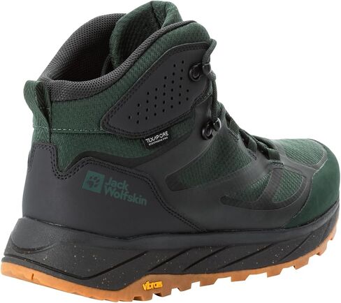 Jack Wolfskin Men's Terraventure Texapore Mid M Hiking Shoe, Black Olive, 11.5 in Saudi Arabia