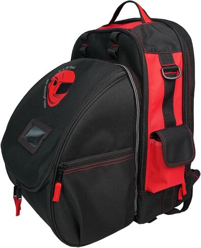 MELOTOUGH Welding Tool backpack for Tools and Helmet Extreme Gear Pack with Large Capacity Welding Helmet Bag Luggage Storage Bag (Brown) in Kuwait