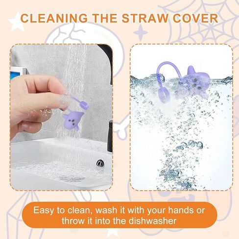 6 Pcs Stanley Girl Straw Covers for Stanley Cup 40oz/30oz，Silicone Straw Topper Accessories for 10mm Drinking Straw Tip Covers in Kuwait