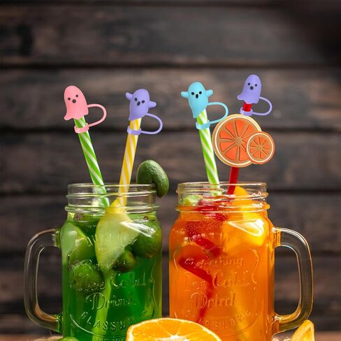 6 Pcs Stanley Girl Straw Covers for Stanley Cup 40oz/30oz，Silicone Straw Topper Accessories for 10mm Drinking Straw Tip Covers in Kuwait