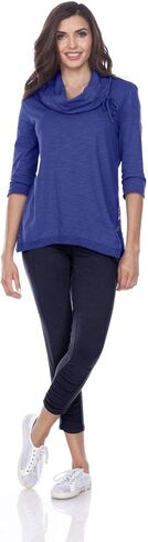 Neon Buddha Women's Cruise Top Sweater, White, Large in Kuwait