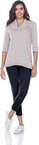 Neon Buddha Women's Cruise Top Sweater, White, Large in Kuwait