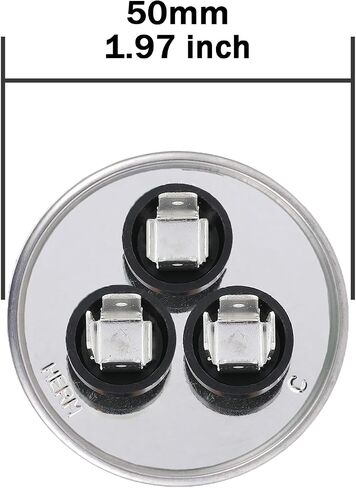 AC Capacitor 80+5 uF 80/5 MFD 370 or 440 or 450 VAC CBB65B Dual Run Start Capacitors for Air Conditioner Compacitor Motor or Compressor Fan or Condenser Straight Cool in Kuwait