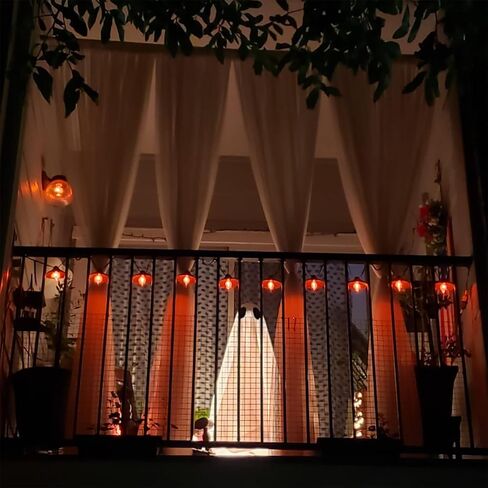 C18 Flicker Flame Bulb ، رقصات المصباح على شكل اللهب مع توهج برتقالي متخلف ، مصابيح L12 Flame Candelabra Light ، 12 Pack in Kuwait