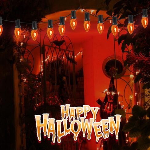 C18 Flicker Flame Bulb ، رقصات المصباح على شكل اللهب مع توهج برتقالي متخلف ، مصابيح L12 Flame Candelabra Light ، 12 Pack in Kuwait