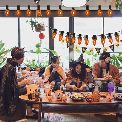 C18 Flicker Flame Bulb ، رقصات المصباح على شكل اللهب مع توهج برتقالي متخلف ، مصابيح L12 Flame Candelabra Light ، 12 Pack in Kuwait