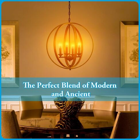 Amber Candelabra Bulb 25W Equivalent, 2W Ultra-Fine Filament E12 Base Candelabra LED Light Bulb, Dimmable Amber LED Bulbs 2000k Soft Warm, Candle Chandelier Bulbs, 6 Pack in Saudi Arabia