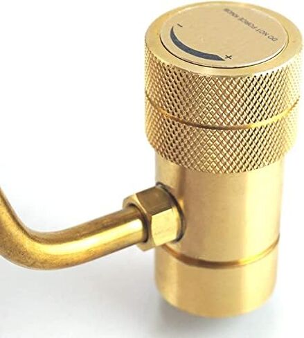 BLUEFIRE Hot Turbo High Intensity Swivel Torch Head,11695 BTU/hr Push Button Trigger Start, propane torch head Fuel by MAPP MAP PRO Propane Gas Cylinder Swirl Flame Gas Welding, Brazing Thawing Pipe in Kuwait