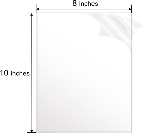 Highly Transparent Smooth Edged Acrylic Plexiglass Sheets for DIY Crafting - 16"X20" -1/8inch or 3mm Thick 2 Pack - with Precision Cutouts for Easy Handling (3MM-16X20-2PCS) in Saudi Arabia