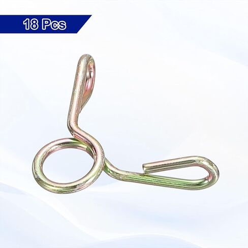 مقاطع خرطوم خط الوقود UXCELL ، 18pcs 6 مم معرف 7.3 مم كحد أقصى. ID 65Mn من الصلب أنابيب أنابيب الهواء الأنابيب المشابك خرطوم الينبخ لدراجة نارية الدراجات البخارية ATV in Kuwait