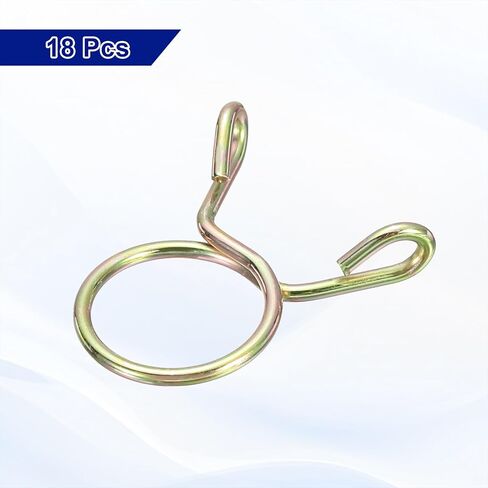 مقاطع خرطوم خط الوقود UXCELL ، 18pcs 6 مم معرف 7.3 مم كحد أقصى. ID 65Mn من الصلب أنابيب أنابيب الهواء الأنابيب المشابك خرطوم الينبخ لدراجة نارية الدراجات البخارية ATV in Kuwait