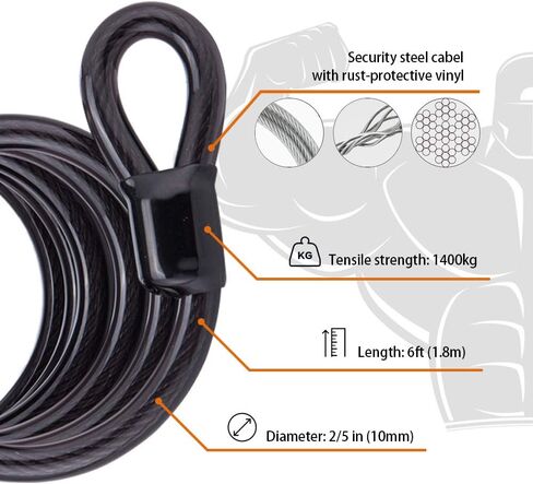 1 Pack disecu 2.6 Inch Long Shackle Combination Lock, 4 Digit Outdoor Waterproof Padlock for School Locker, Gym Locker, Storage Unit, Gate, Fence, Toolbox (Black) in Kuwait