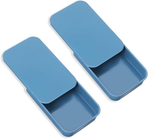 2 Pack Dental Floss Holder Refillable Portable Floss Pick Holder Container Travel Floss Picks Case Dental Floss Dispenser Toothpick Holder Glide Travel Floss Box for Travel Dates Dinners Hotels Pink in Kuwait